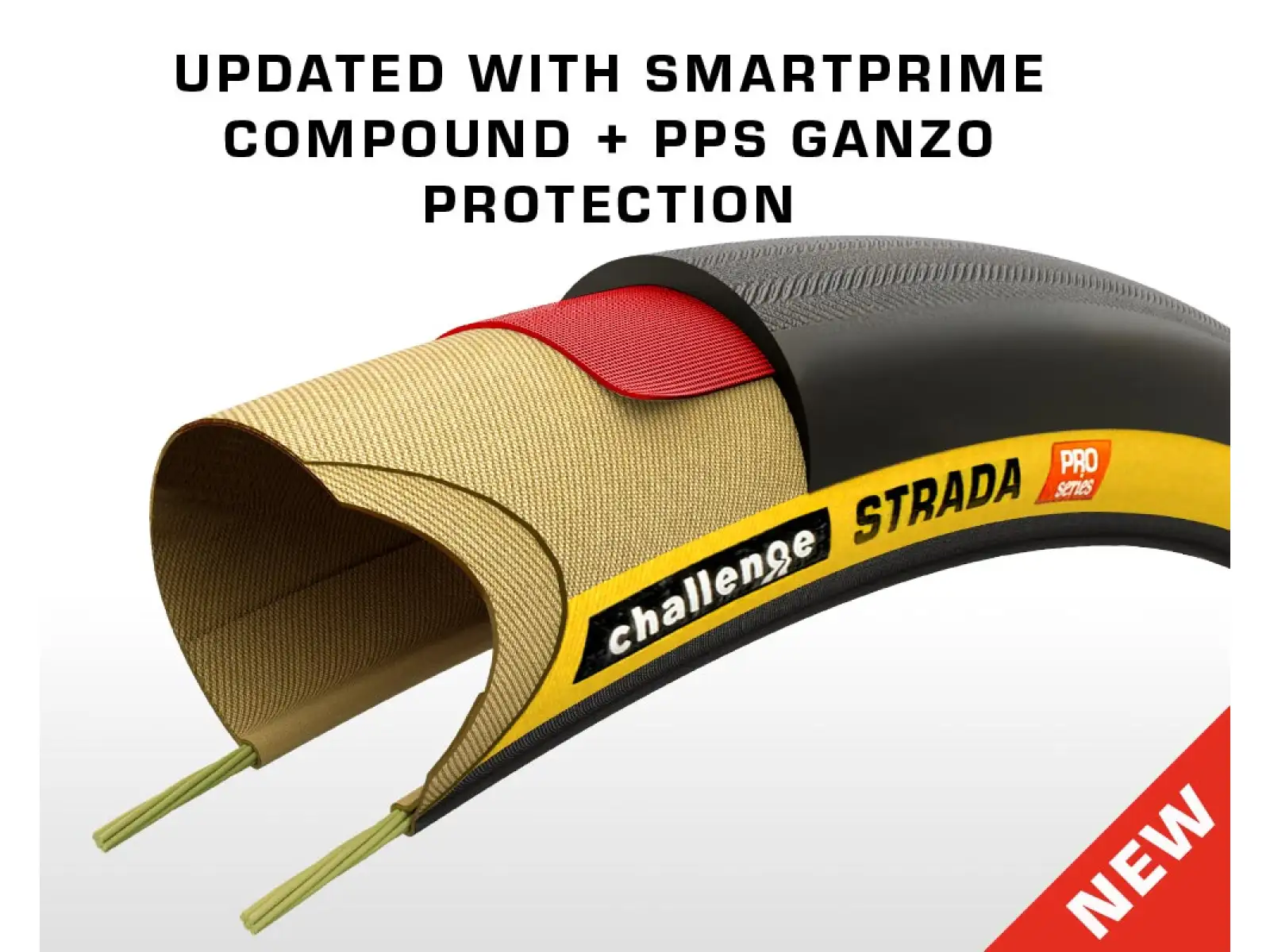 Challenge Strada Pro TLR Easy Fit 700x32 Reifen schwarz/tan