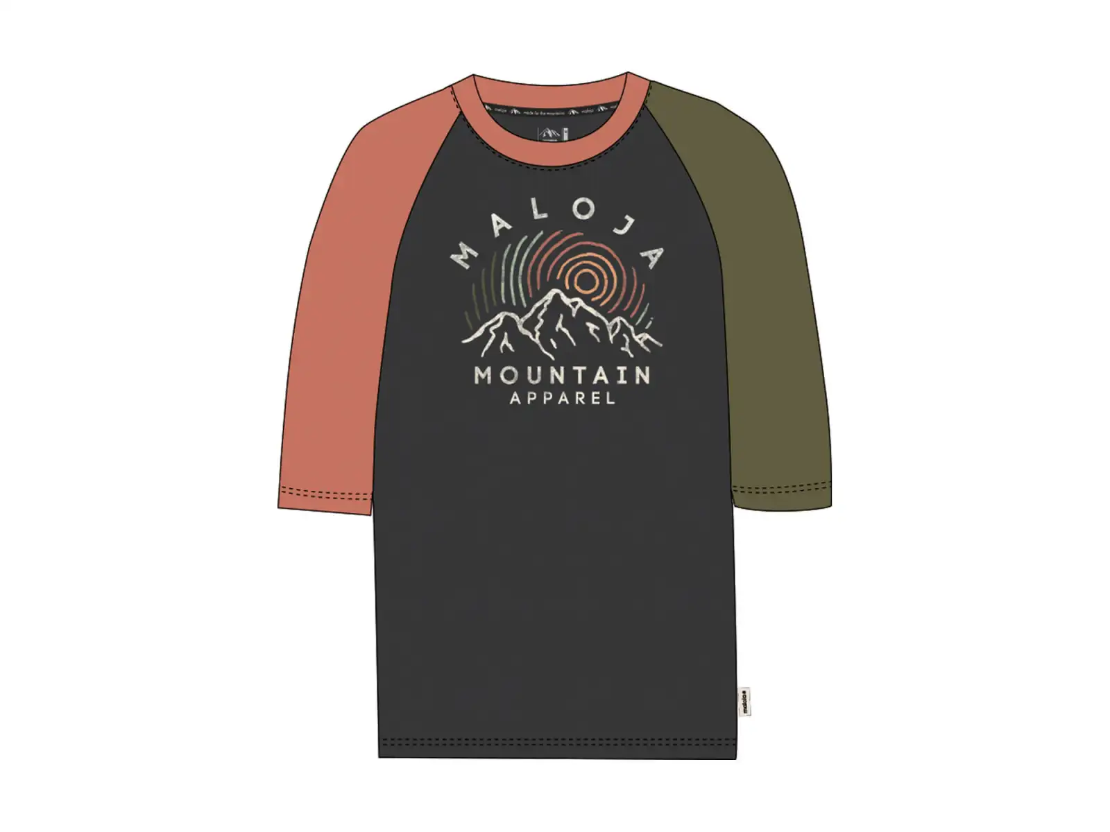 Maloja CorteM. Damen-Trikot 3/4-Ärmeln moonless