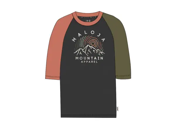Maloja CorteM. Damen-Trikot 3/4-Ärmeln moonless