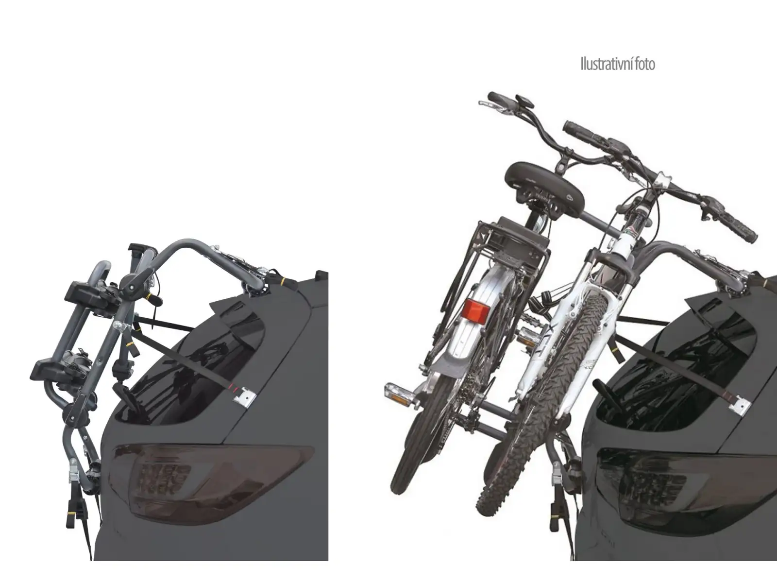 Peruzzo Pure Instinct Heckträger für 2 Fahrräder.