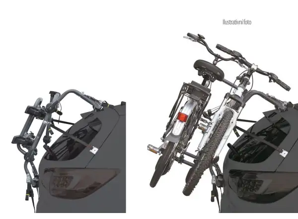 Peruzzo Pure Instinct Heckträger für 2 Fahrräder.