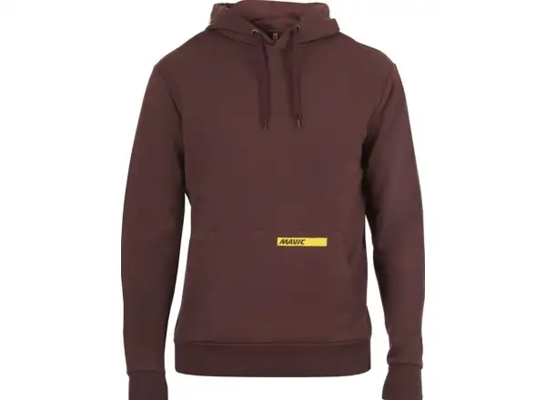 Mavic Corporate Herrenhoodie mit Kapuze Aubergine