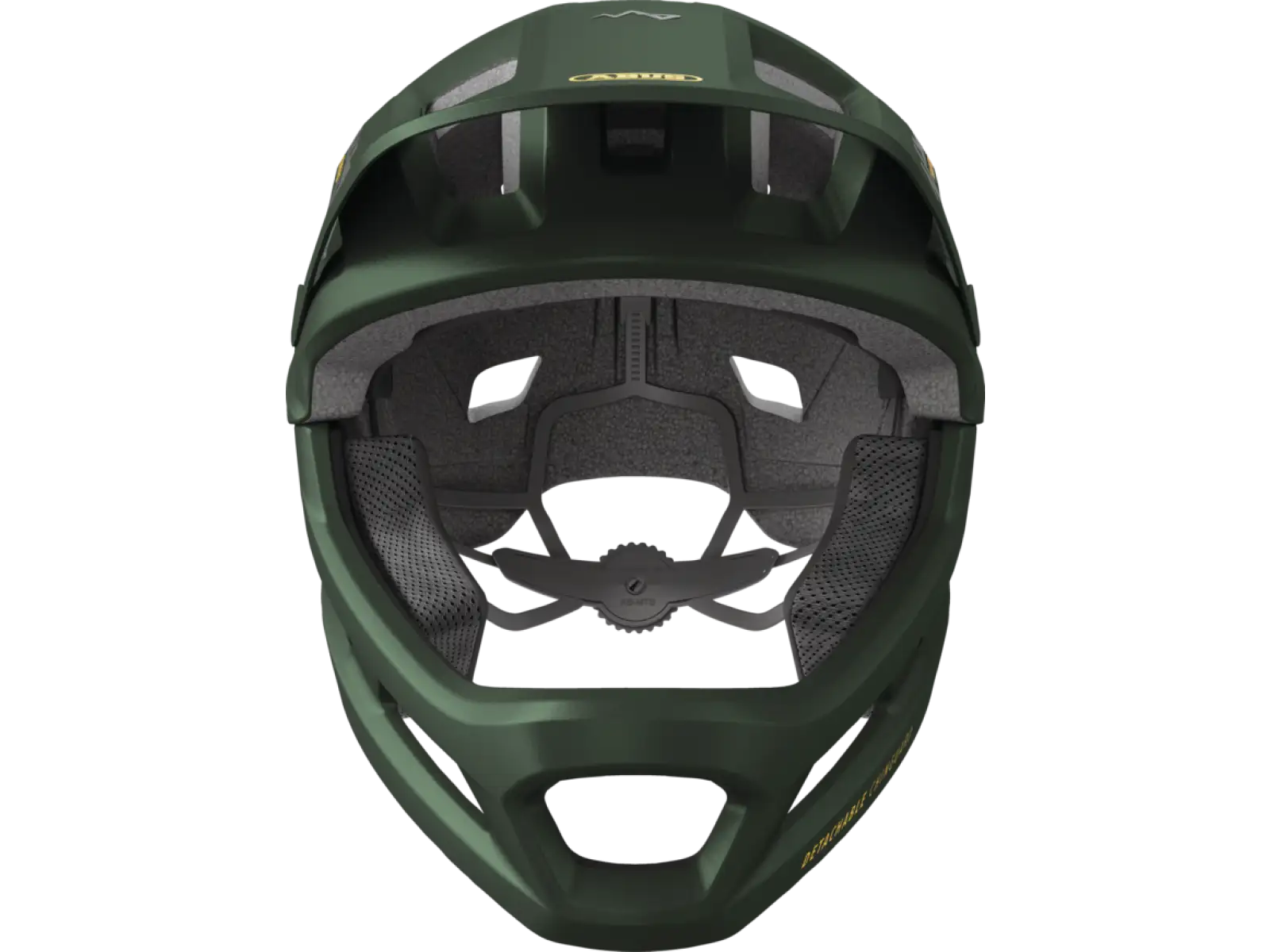 Abus YouDrop FF Kinderhelm Moosgrün.
