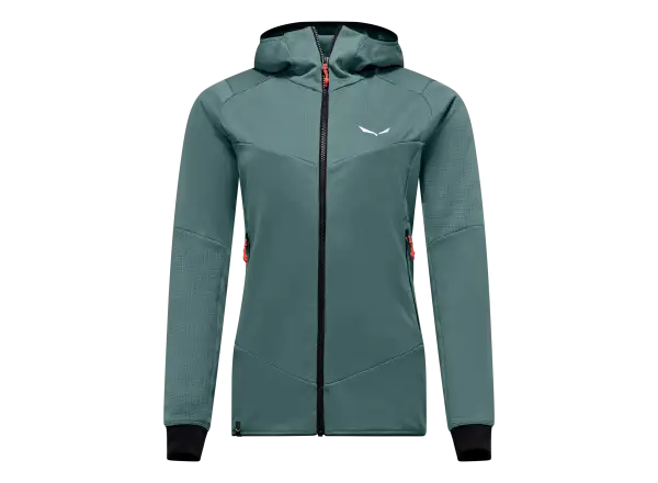 Salewa Sella Crevasse Hooded Damen-Sweatshirt Willow