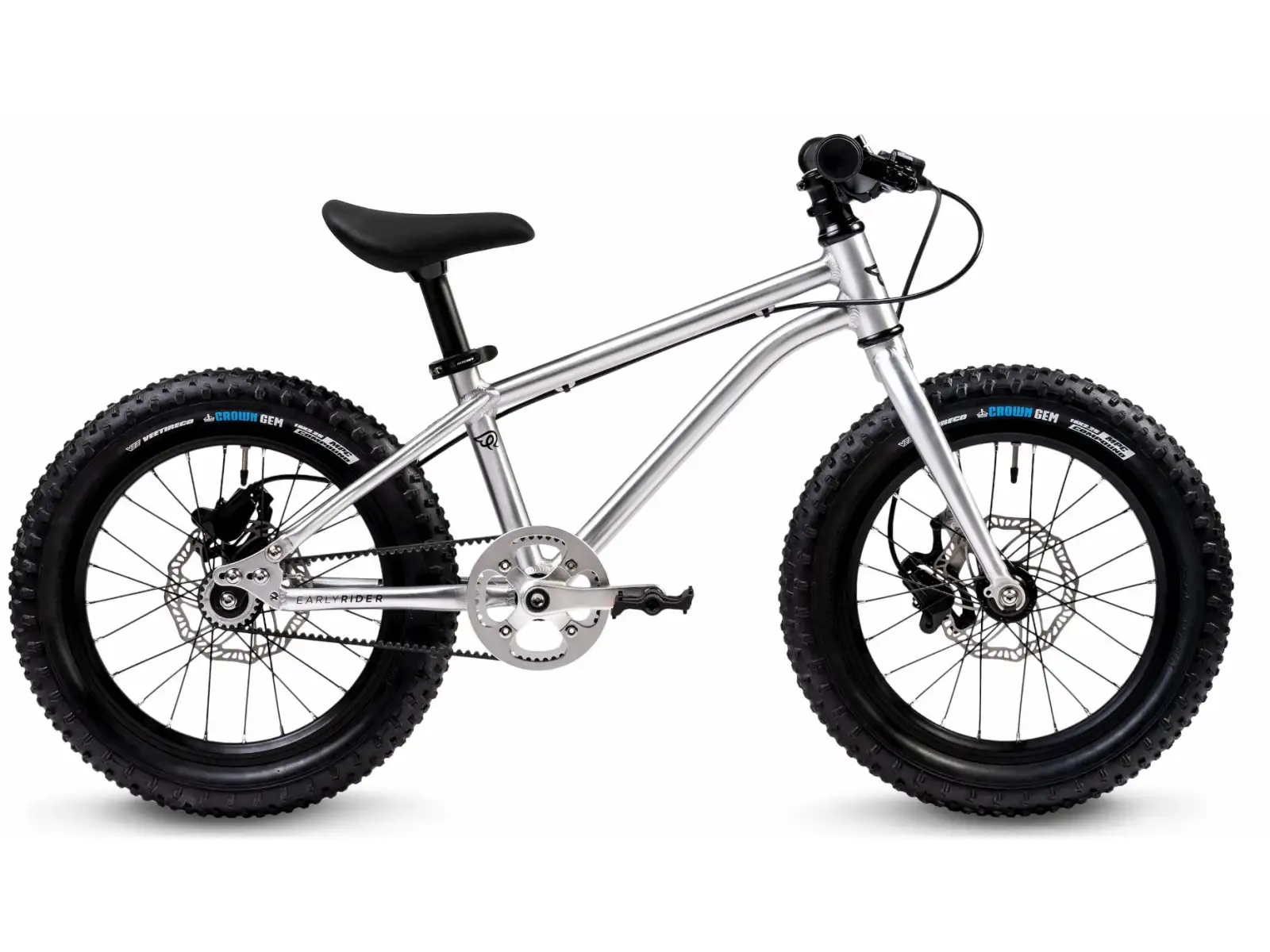 Early Rider Seeker X16 Kinderfahrrad Gebürstetes Aluminium