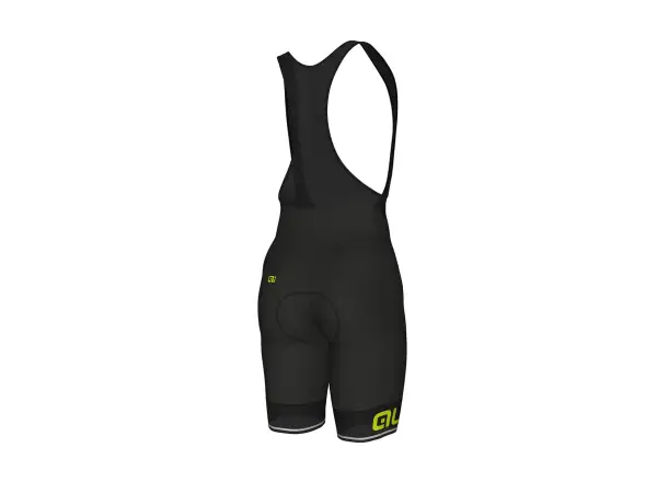 Alé Corsa Herren Shorts mit Polster und Latz Black/Yellow