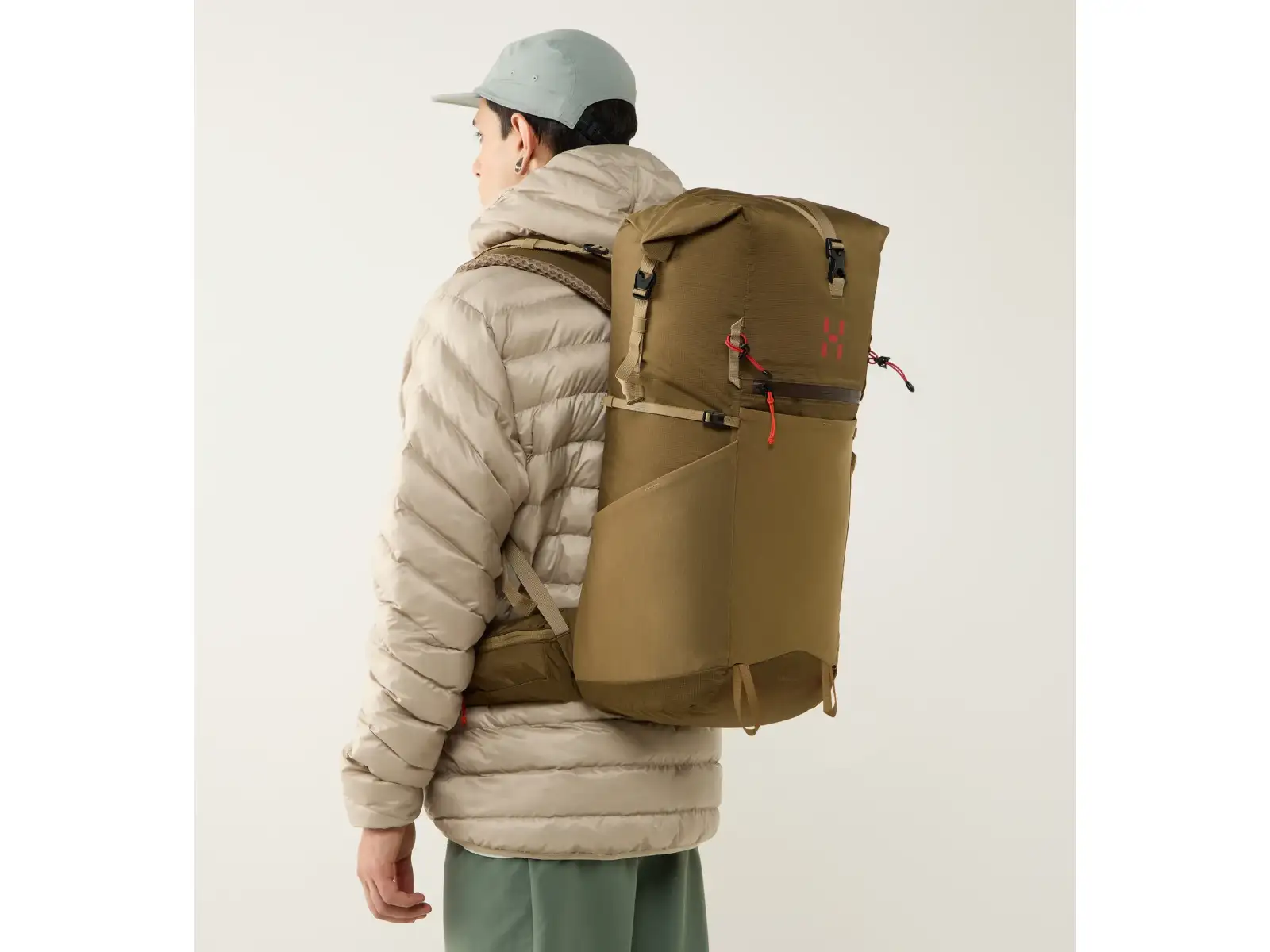 Haglöfs Magma Rolltop 40 WR Rucksack Teak Brown/Oak Brown 40l