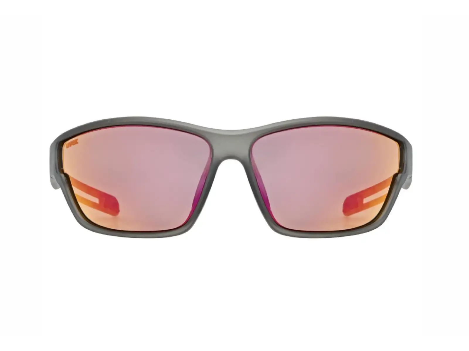 Uvex Sportstyle 806 Brille Smoke Matt/Mirror Red