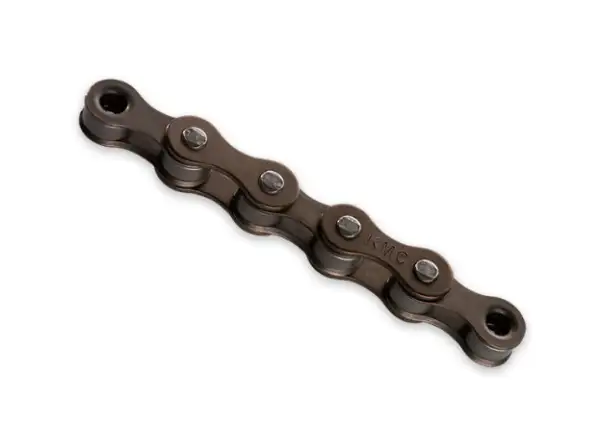 KMC S-1 Breiter Singlespeed-Kette mit 112 Gliedern und Schnellverschluss Braun