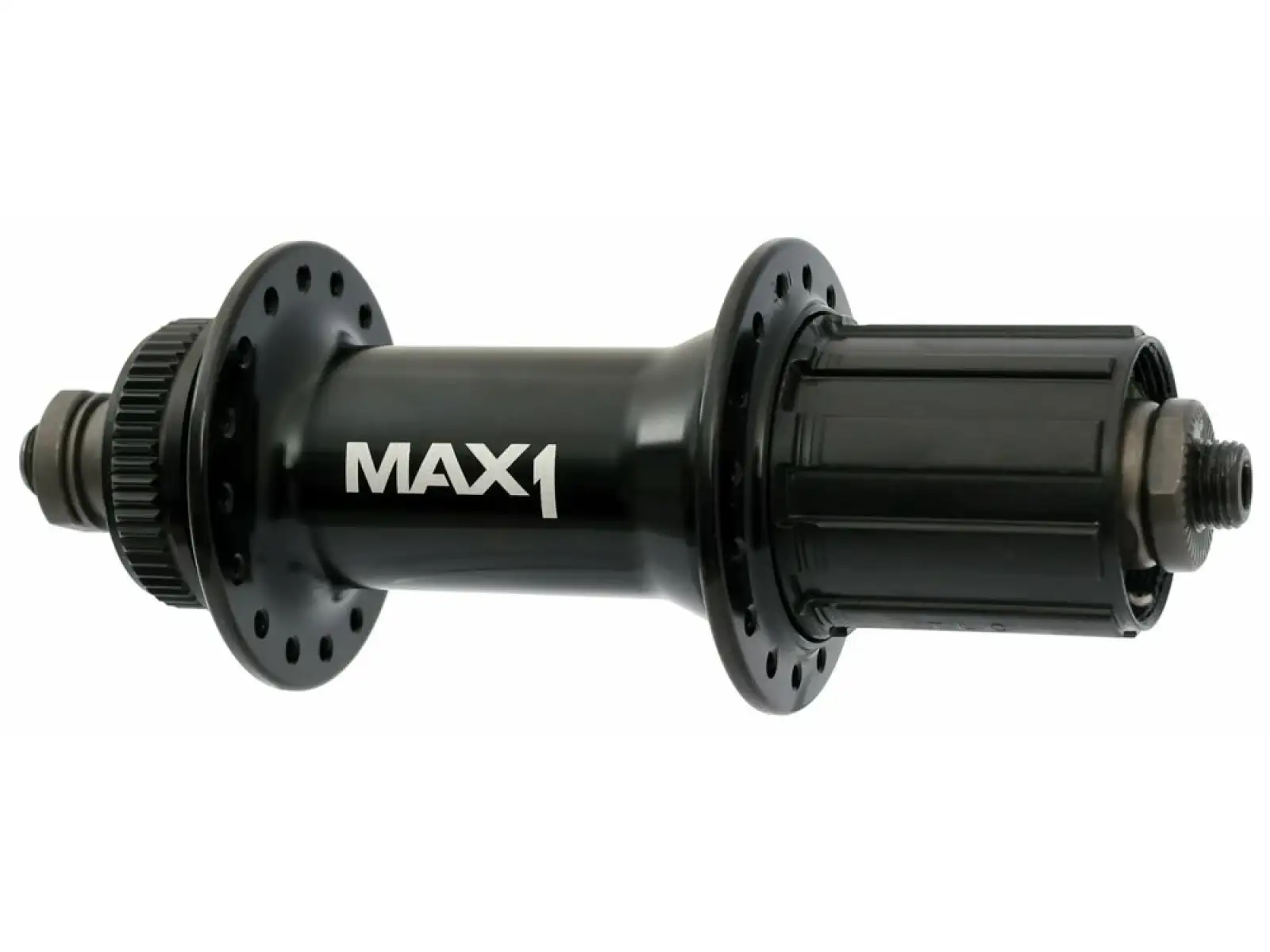 MAX1 Sport Mini Boost CL Hinterradnabe 5x141 mm schwarz 32 Löcher Walnuss HG9