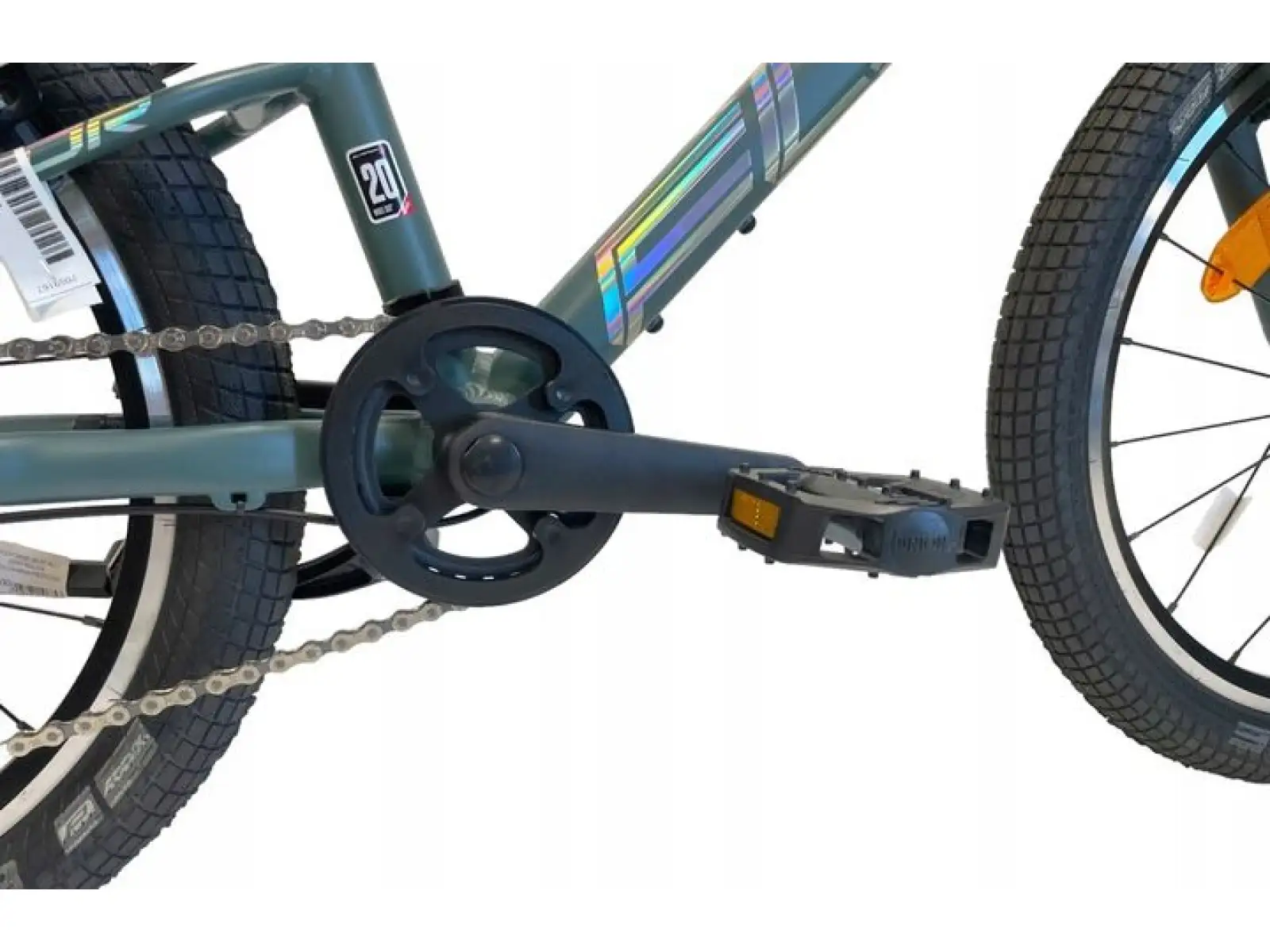 Superior F.L.Y. 20 VB Matte Trooper Green/Hologram Chrome Kinder-Mountainbike