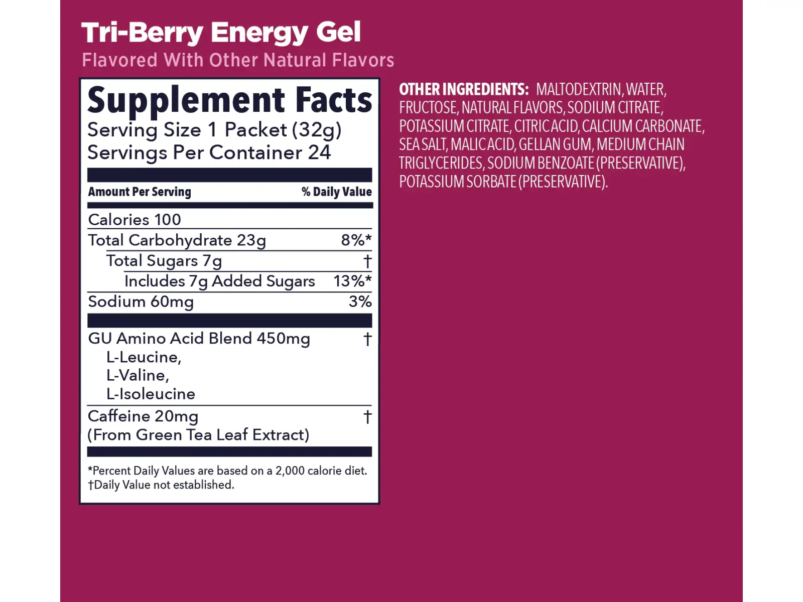 GU Energy Gel 32 g Tri Berry