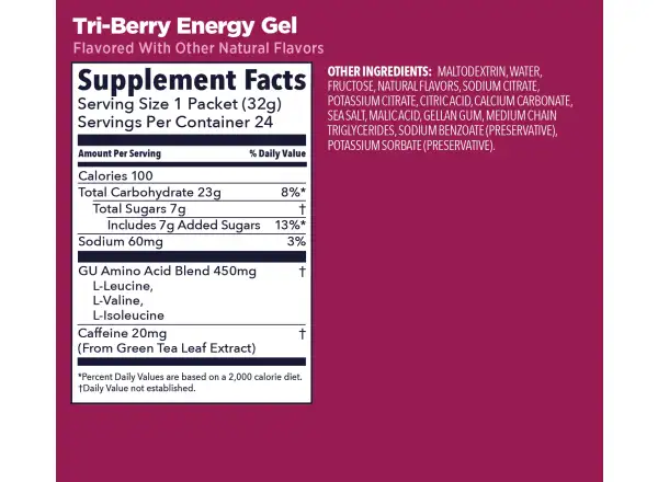 GU Energy Gel 32 g Tri Berry