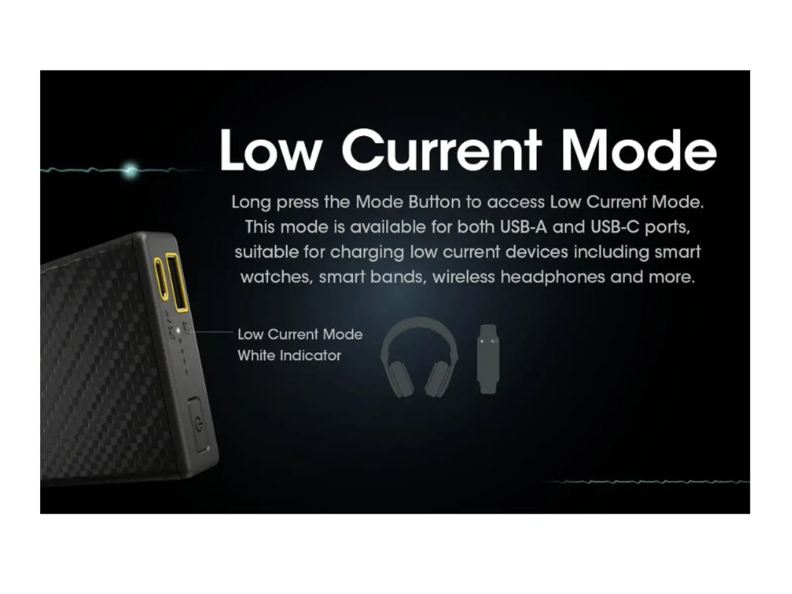 Nitecore leistungsstarke Powerbank CARBO 20000, USB-C, 20000 mAh
