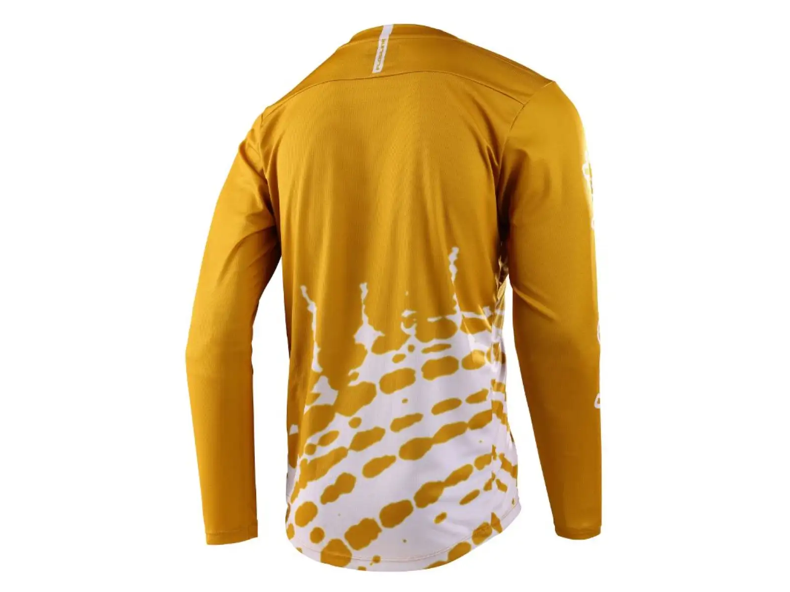 Troy Lee Designs Flowline Herren Langarmshirt Big Spin Gold Flake