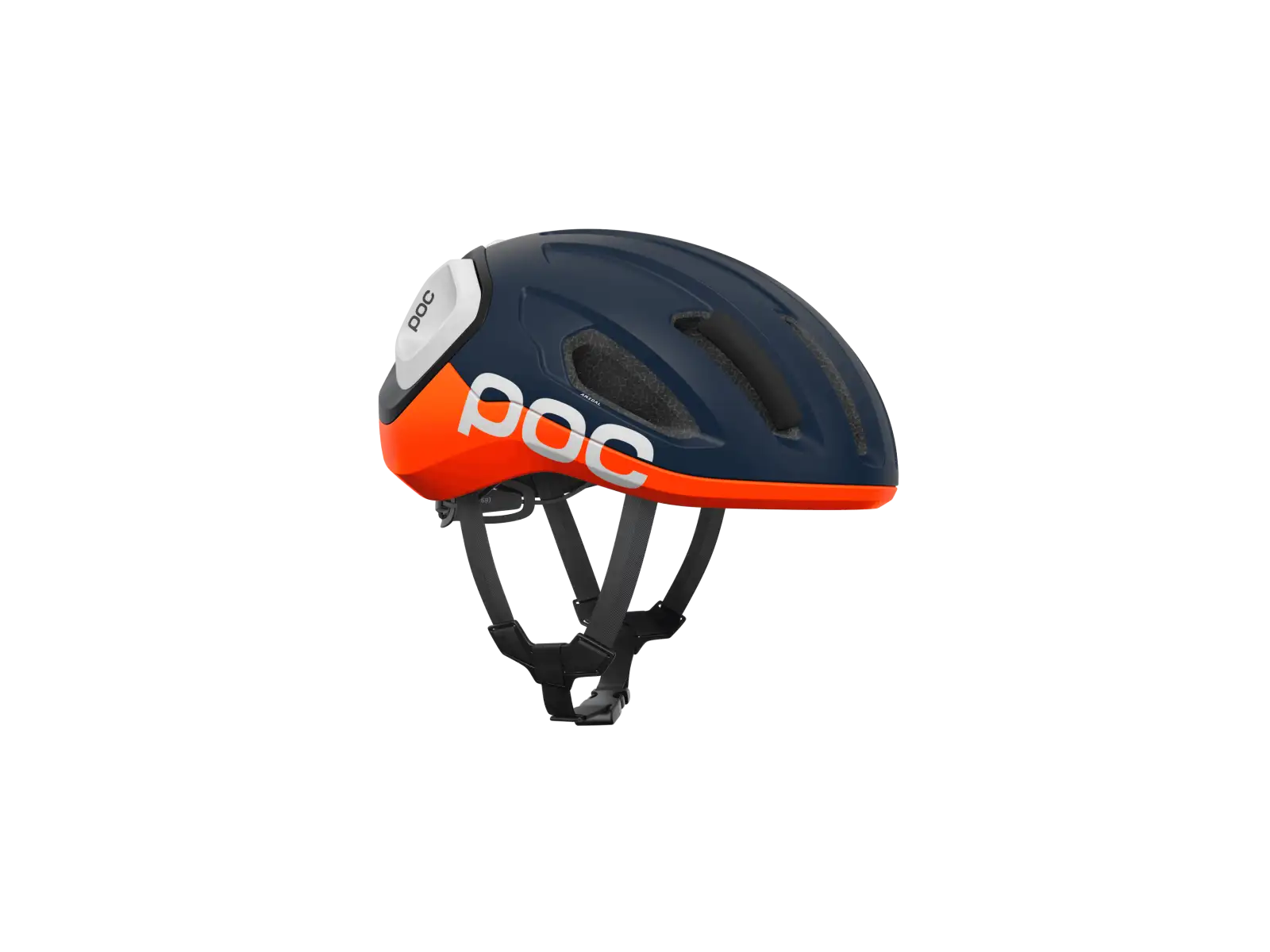 POC Amidal Rennradhelm Apatite Navy Matt/Fluo. Orange Matt/Hydrogen White Matt