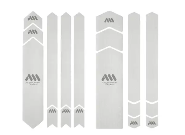 All Mountain Style Rahmen-Schutzaufkleber Full Clear/Silver