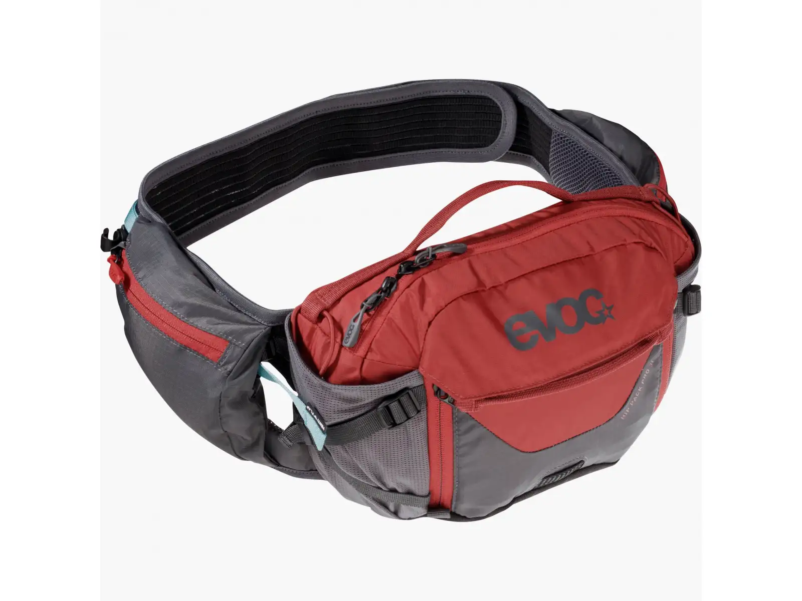 Evoc Hip Pack Pro Tasche 3 l Carbon Grau/Chili Rot