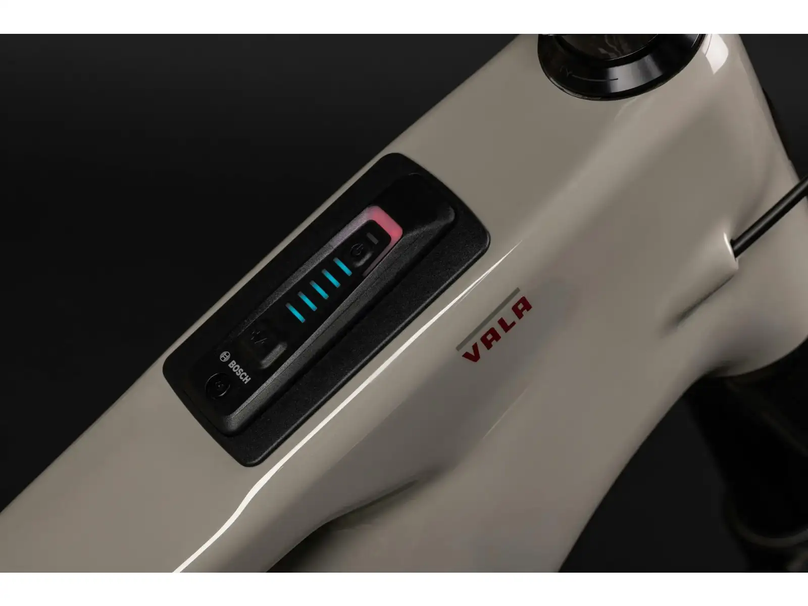 Santa Cruz Vala 1 C MX R-Kit CH Vollgefedertes E-Bike Gloss Grey
