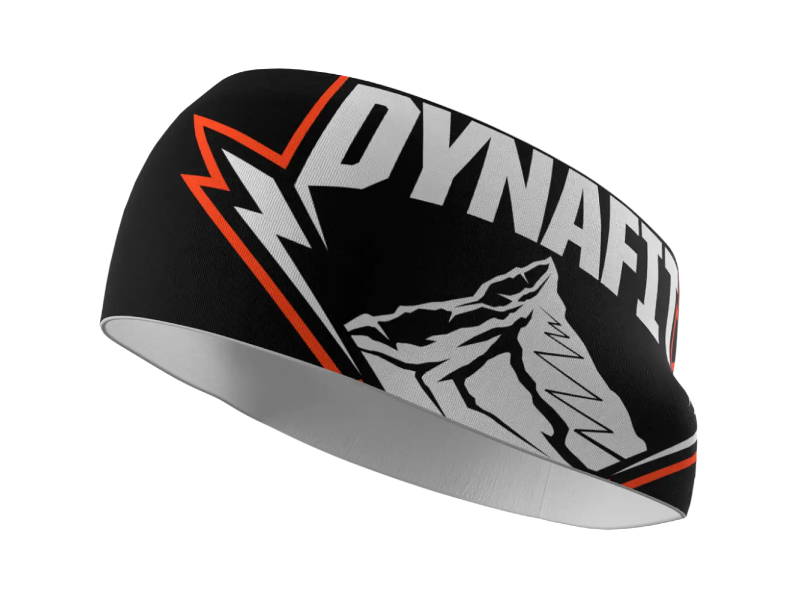 Dynafit Graphic Performance Funktions-Stirnband in Schwarz.