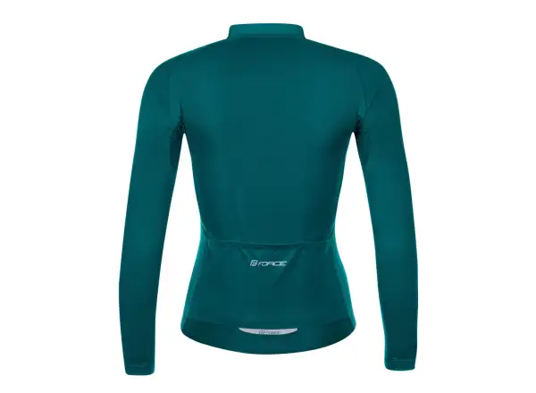 Force Pure Lady Damen langarmiges Radtrikot petrol