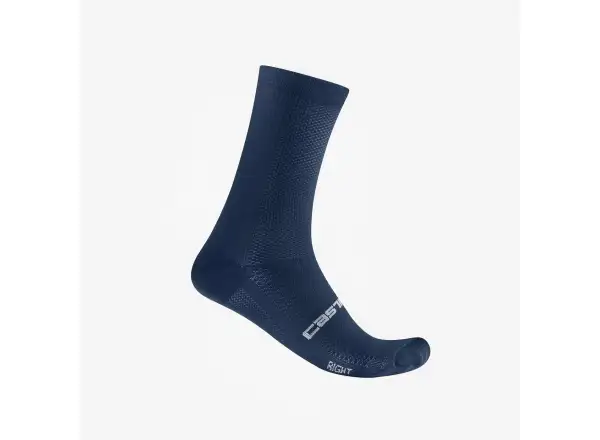 Castelli Espresso 18 Radsocken Belgian Blue