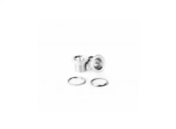 Leonardi Factory Bolt Cap Kurbelschrauben in Silber
