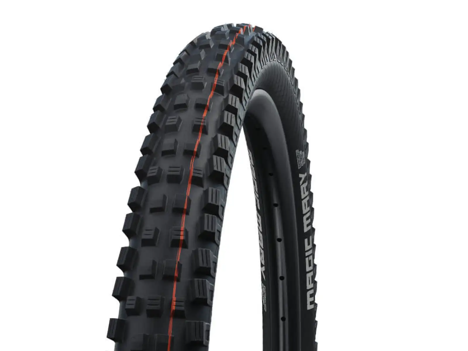 Schwalbe Magic Mary Super Trail TLE E-25 27.5x2.60" MTB-Reifen mit Kevlar-Schutzschicht.