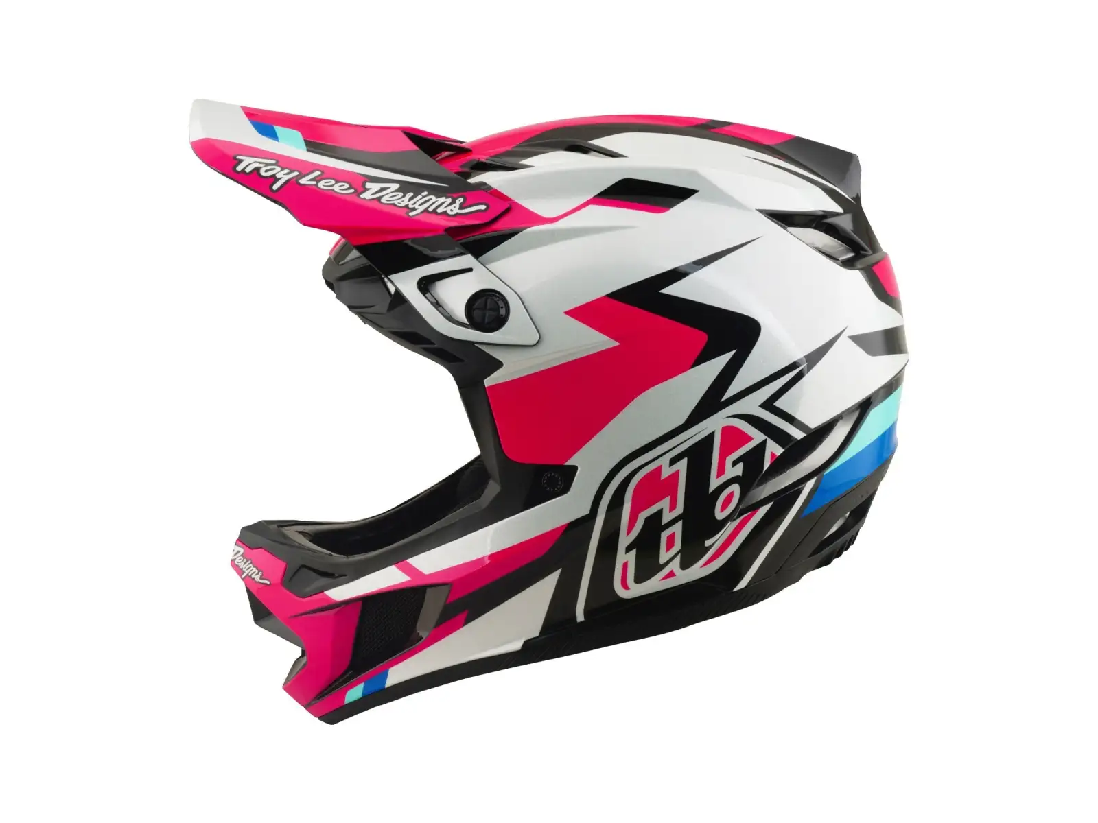 Troy Lee Designs D4 Polyacrylite MIPS Helm Roamer Magenta