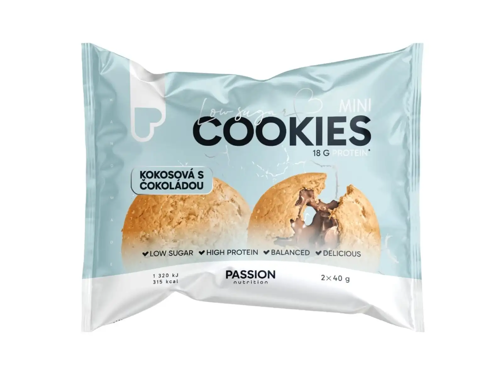 Passion Cookies Kokos und Schokolade Mini 2x40 g