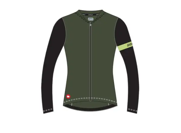 Dotout Block Damen Langarmtrikot Grün
