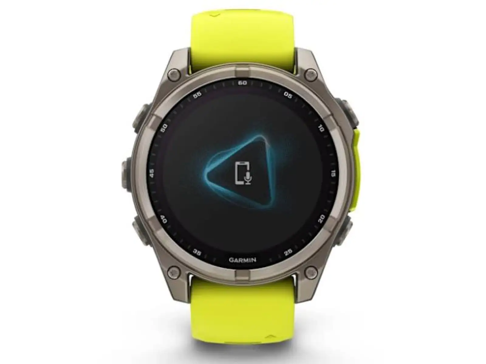 Garmin fenix 8 - 47 mm Solar Sapphire Smartwatch Titanium Yellow/Graphite
