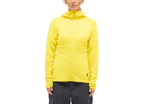 Haglöfs L.I.M Mid Multi Hood Damen Kapuzenpullover gelb