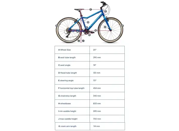 Academy Grade 4 Belt Kinderfahrrad 20" blau