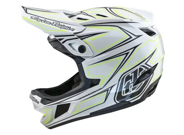 Troy Lee Designs D4 Composite MIPS Pinned Helm Light Gray
