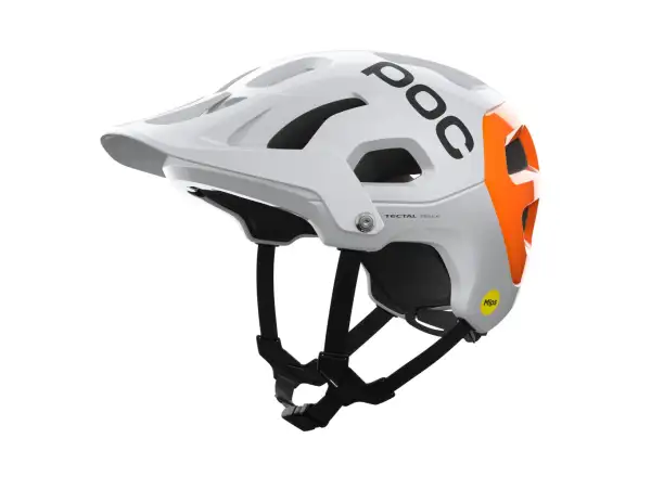 POC Tectal Race MIPS NFC Helm Hydrogen White/Fluorescent Orange AVIP