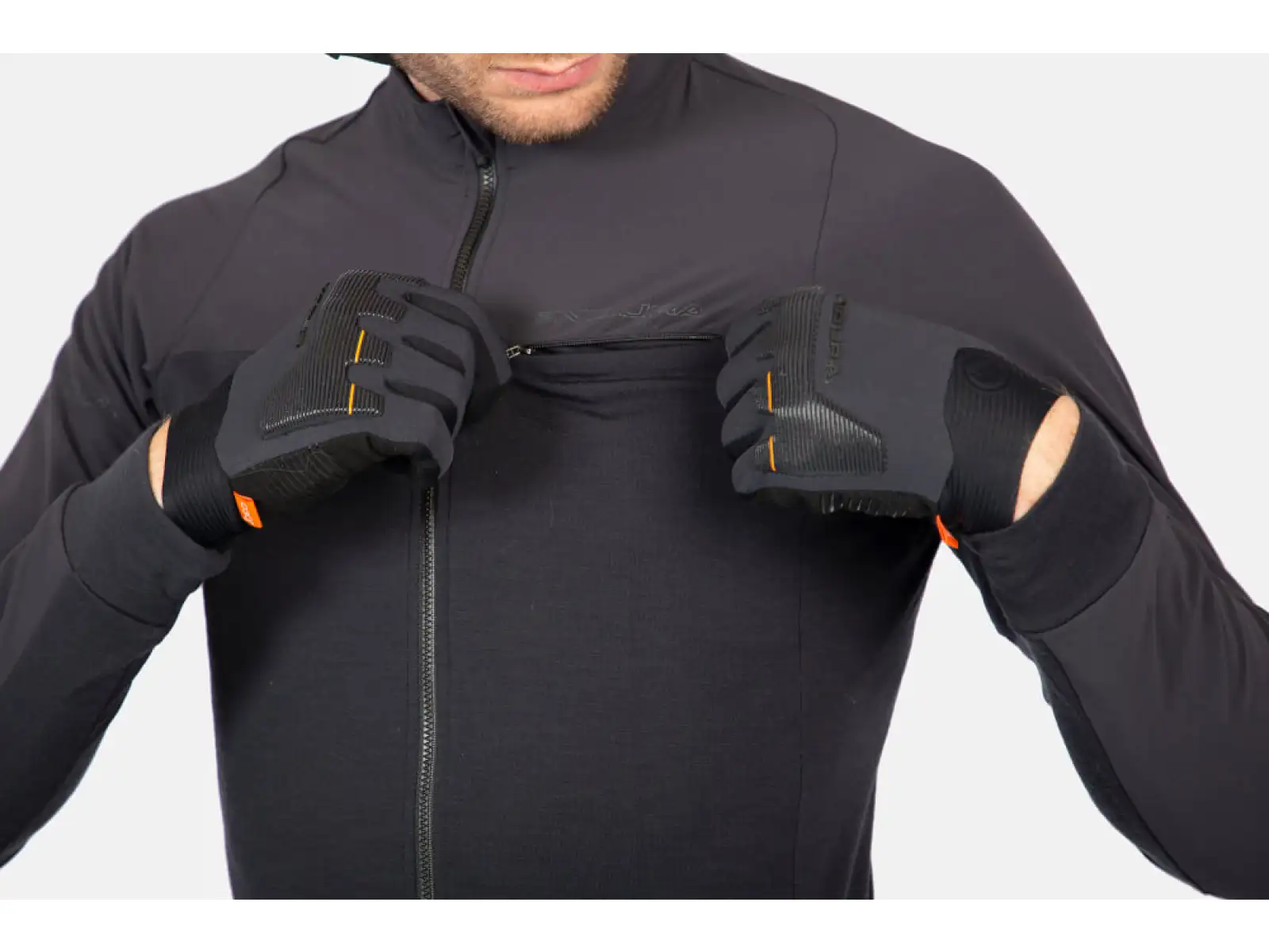 Endura GV500 Herren-Langarmtrikot schwarz
