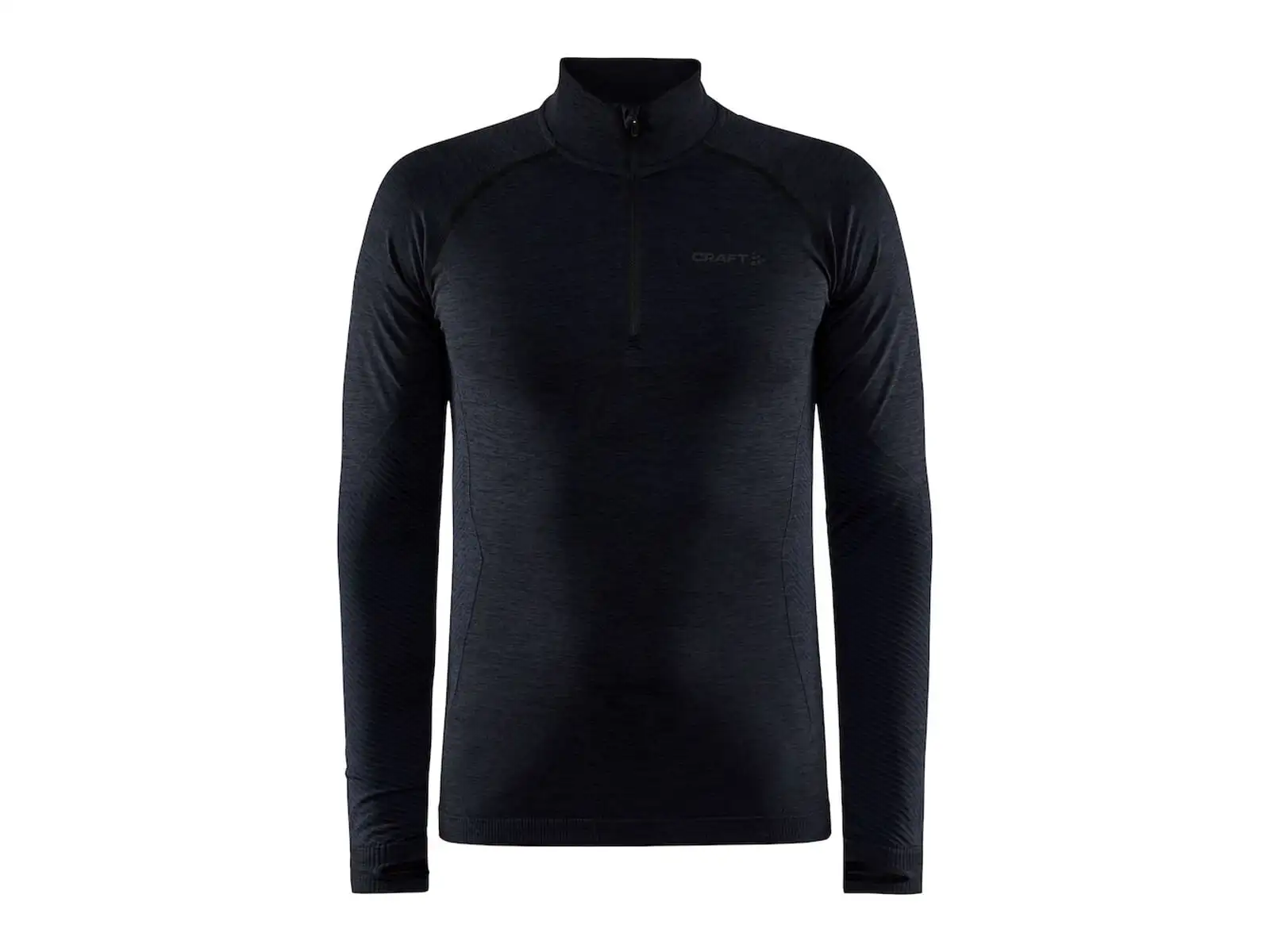Craft Core Dry Active Comfort Zip Herren Langarmshirt Black