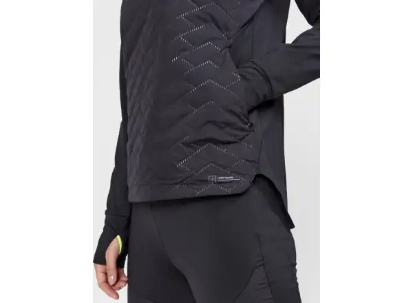 Craft ADV SubZ Sweater Damen Laufjacke Schwarz