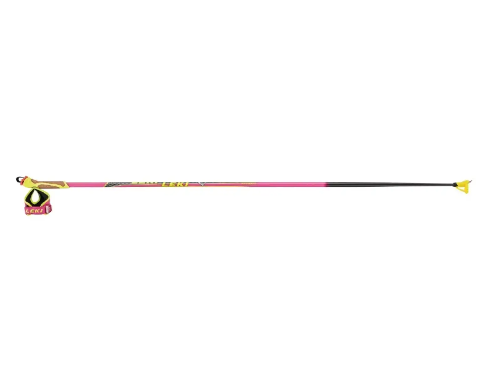 Leki HRC Max F Langlaufstöcke Neon Pink/Neon Gelb/Kohlenstoffstruktur