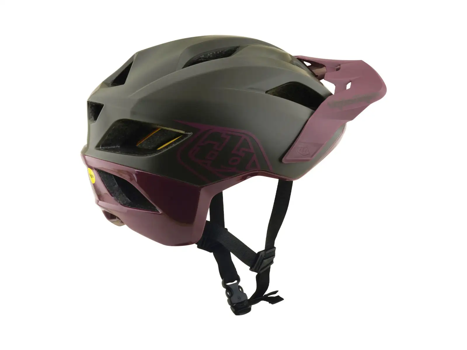 Troy Lee Designs Flowline MIPS Helm Point Caper/Prune