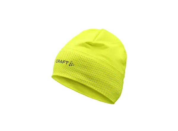 CRAFT Lumen Fleece 2 Mütze gelb