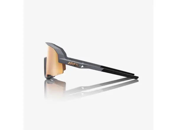 100% Slendale Sonnenbrille – Soft Tact Grey mit HiPER Copper Mirror