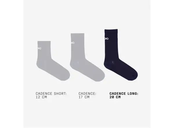 POC Cadence Road Long Socken Hydrogen White