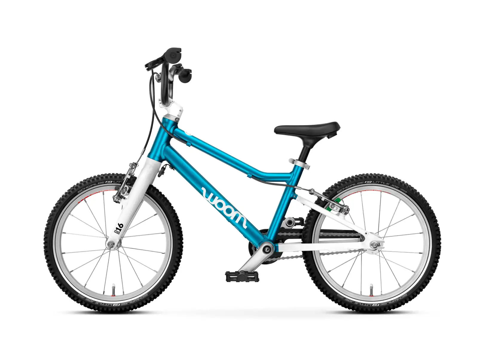 Woom GO 3 Metallic Blue 16 Kinderfahrrad