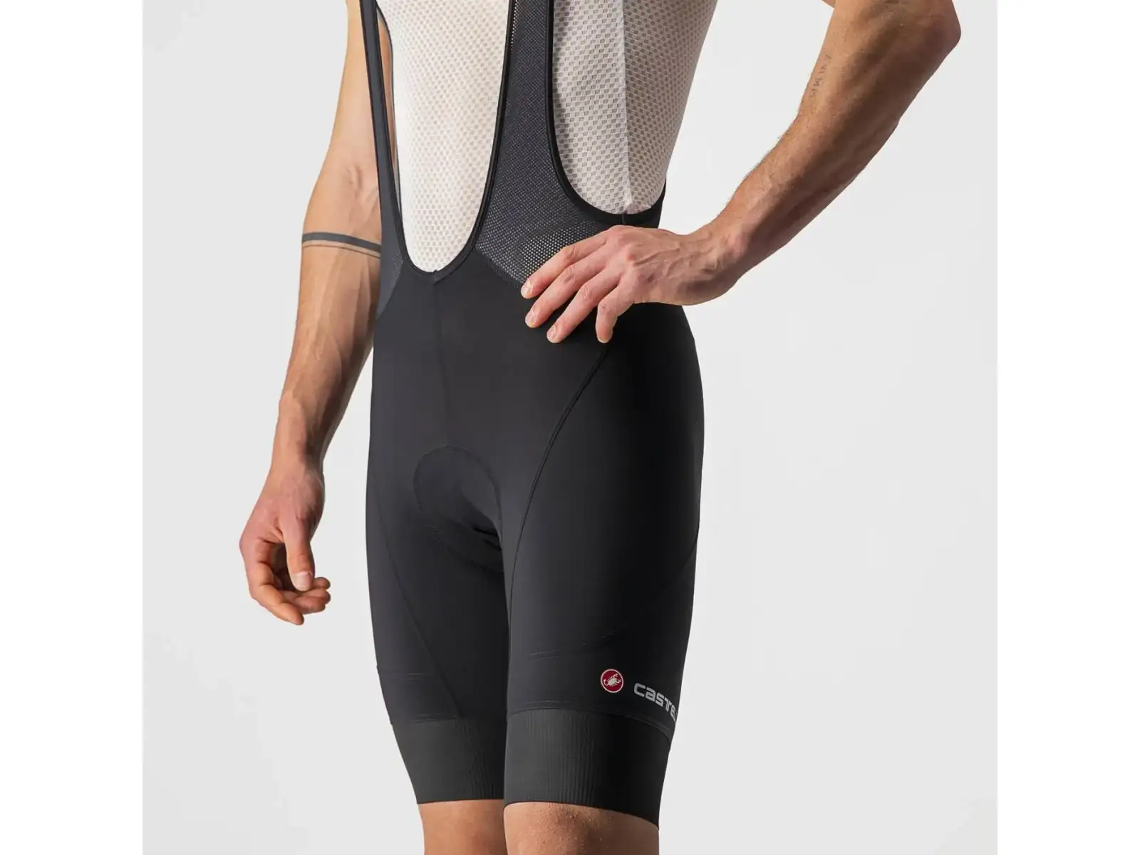 Castelli Endurance 3 Herrenshorts mit Einsatz und Hosenträgern Black