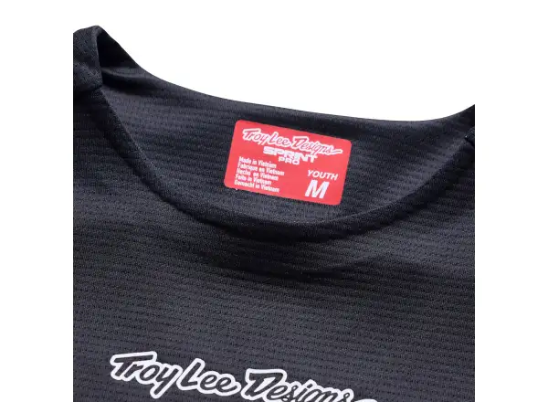 Troy Lee Designs Youth Sprint Pro Kindertrikot Langarm Mono Black