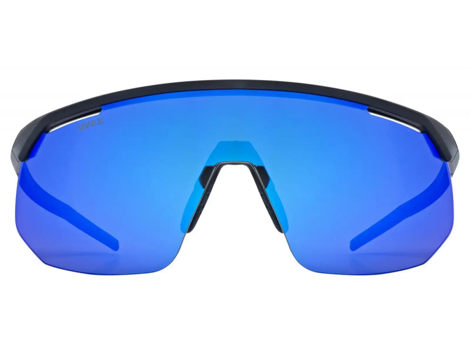 Die Uvex Pace One Brille Black Matt/Mirror Blue