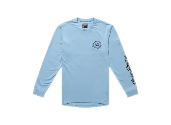 Troy Lee Designs Youth Ruckus Ride Kindertrikot Langarm Carbs Dawn Blue