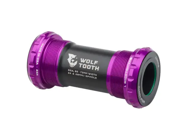 Wolf Tooth Tretlager BSA für Shimano 24mm Violett